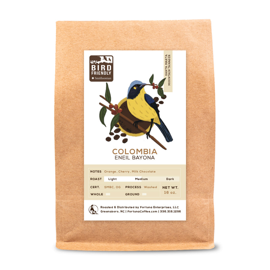 Bird Friendly Colombia Eneil Bayona - Fortuna Coffee