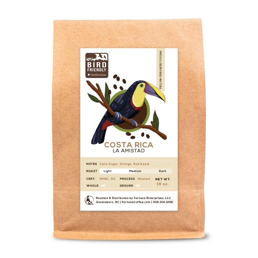 Bird Friendly Organic Costa Rica La Amistad - Fortuna Coffee