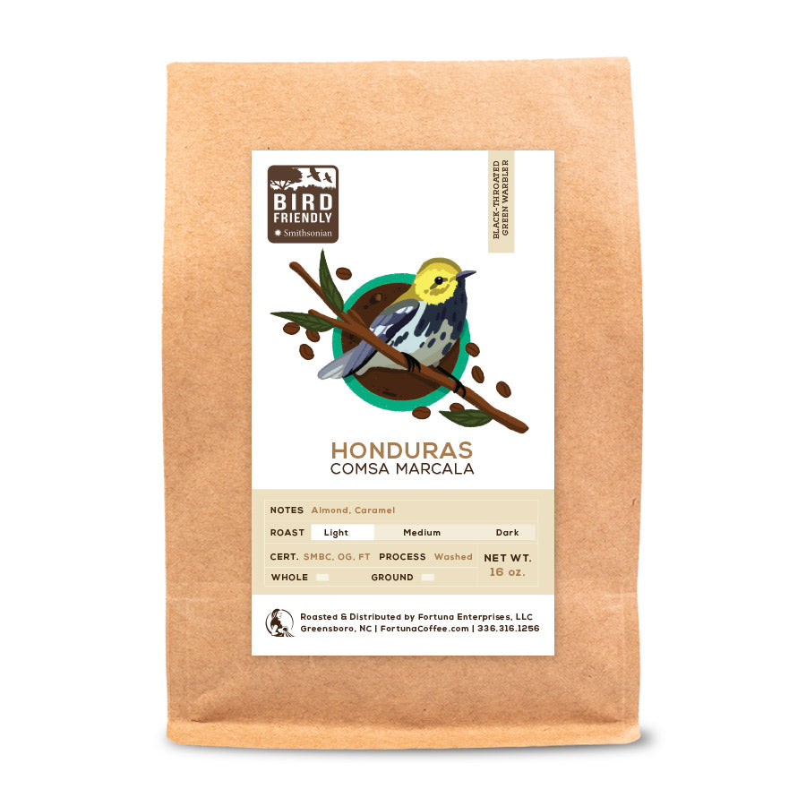 Bird Friendly Organic Fair Trade Honduras COMSA Marcala