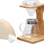 Hario V60 Oliver Wood Stand Set