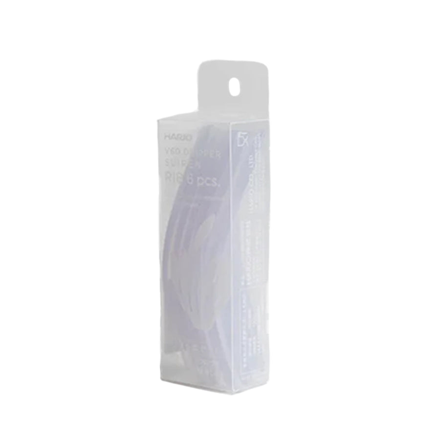 Hario V60 02 Suiren Ribs 6 ct - Various Colors