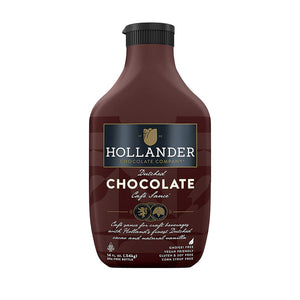 Hollander Sweet Ground Dutched Chocolate Sauce - 14 oz - Fortuna Coffee