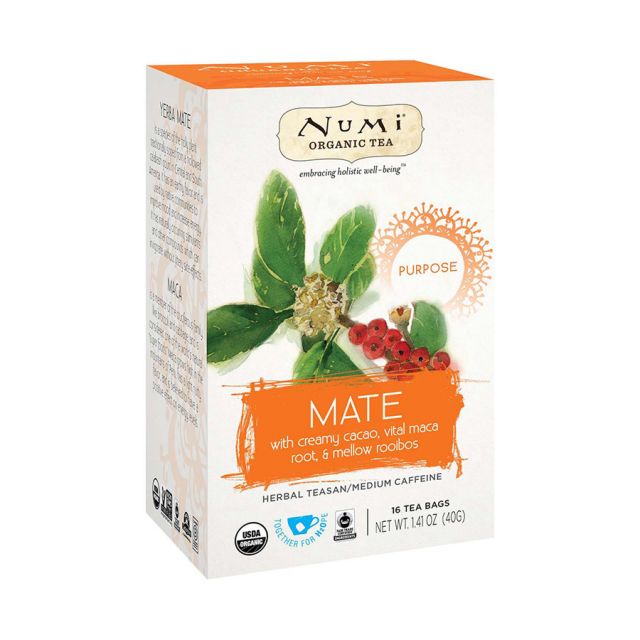 Numi Purpose Organic Tea Energizing Yerba Mate