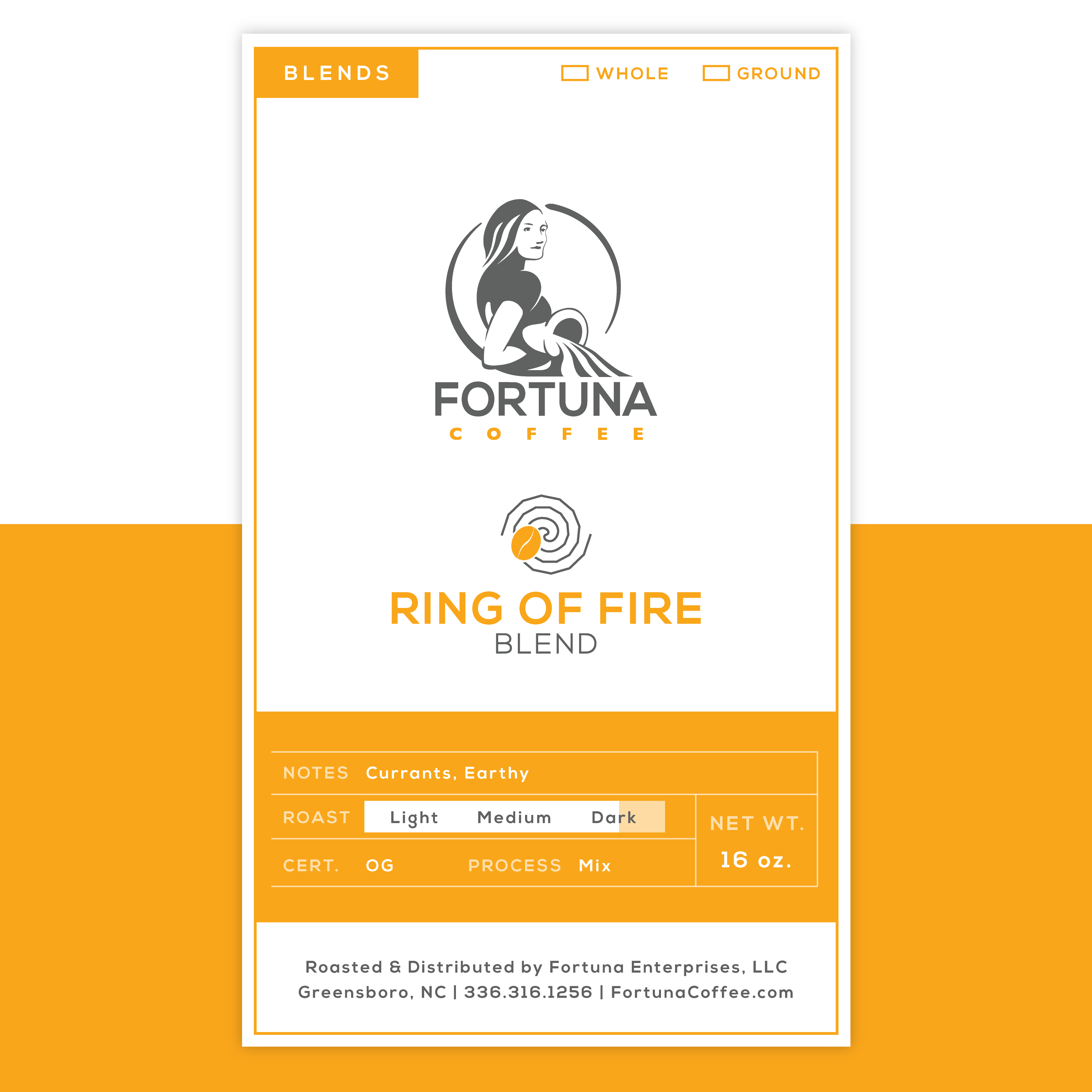 Ring of Fire Organic - Fortuna Coffee