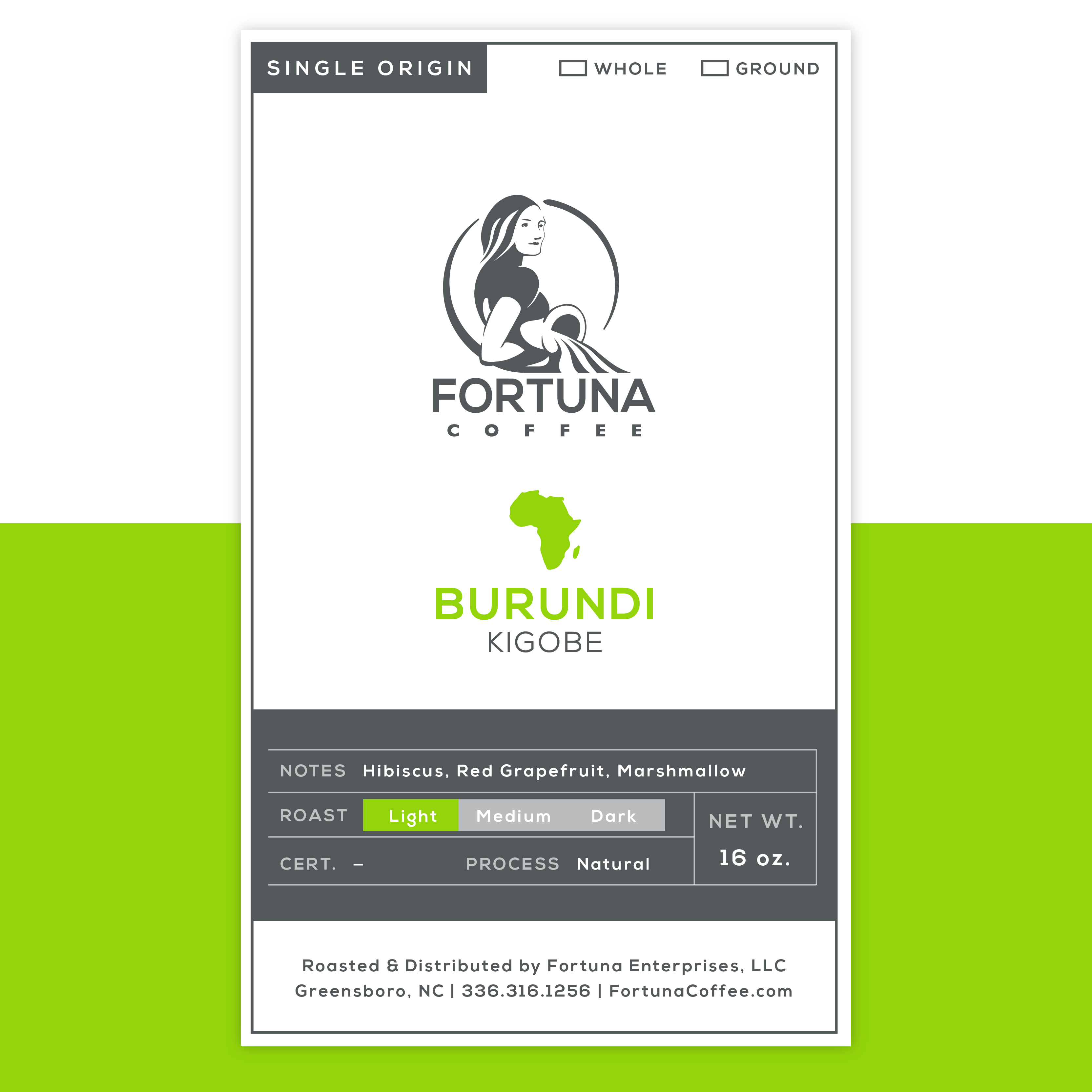 Burundi Kigobe - Fortuna Coffee