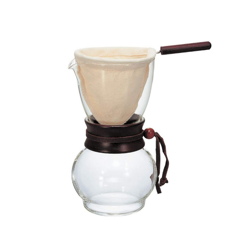 Hario Drip Pot Wood Neck - Fortuna Coffee